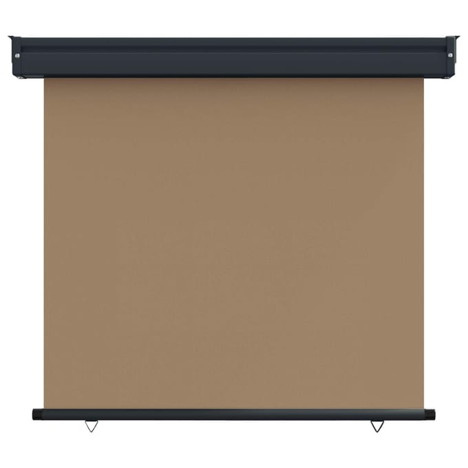 vidaXL - Balkon - Zij - Zonnescherm - 80 - x - 250 - cm - 100% - polyester, - ijzer, - staal
