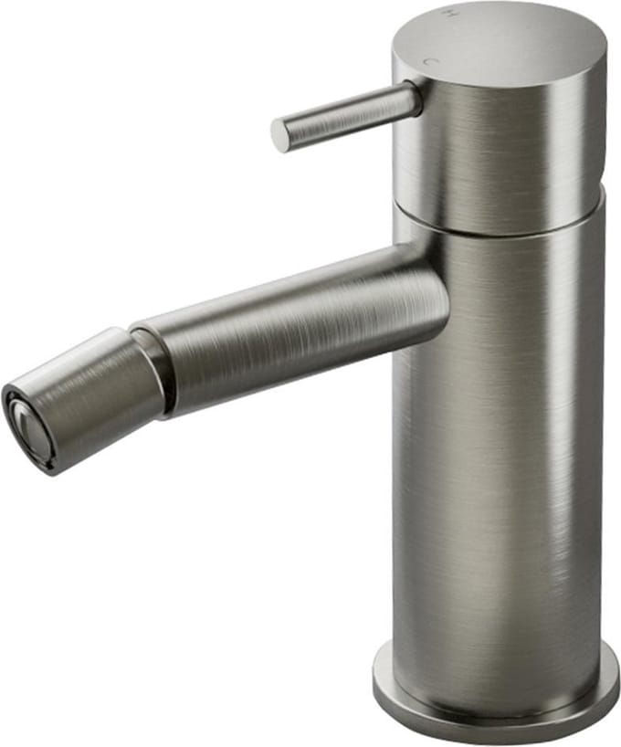 Hotbath Cobber Bidetmengkraan zonder Waste - Geborsteld Nikkel