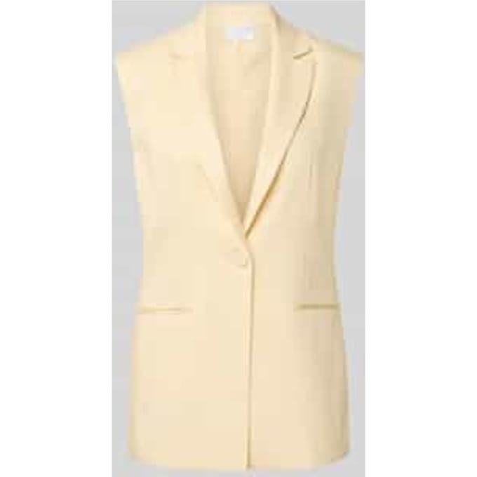 Gilet met reverskraag en knoopsluiting