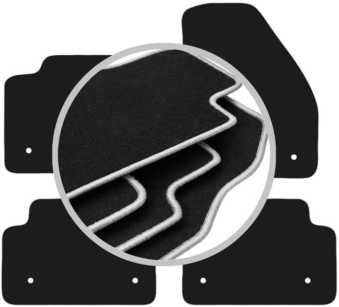 CARLUX-SILVER automatten voor: Jaguar E-Peace SUV (2017-)