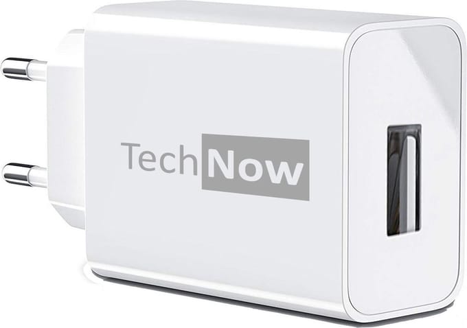 TechNow Oplader Fast Charge Snellader - 12 Watt - Universeel voor Telefoon / Tablet / GSM / Smartphone