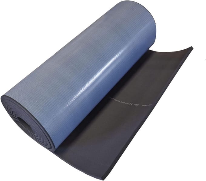 INSULATE 6 mm 5 m² Self-Adhesive Heat Insulation Rubber Sheet for Vehicle Insulation Motorhome Extension