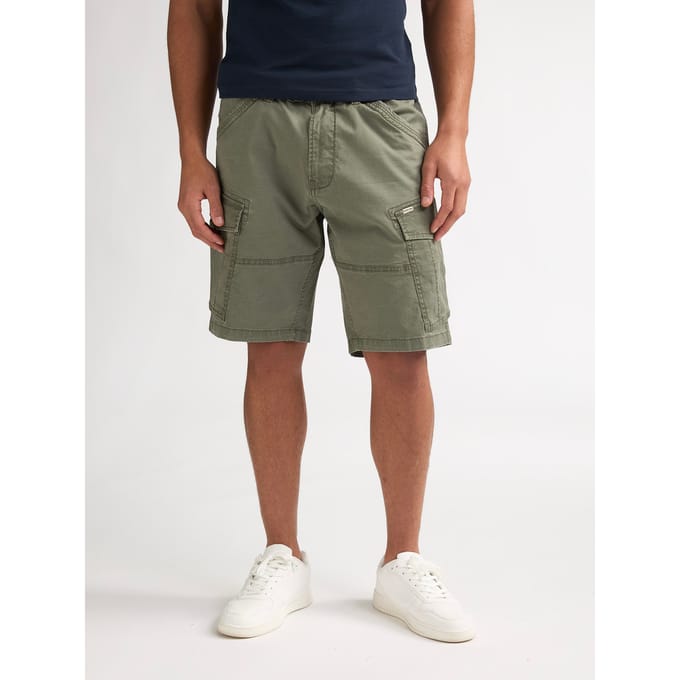 Petrol Industries - Heren Cargo short Heatwave - Groen - Maat S
