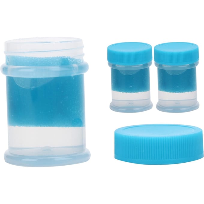 Lot de 3 pinces nettoyantes pour extensions de cils (40 ml) blue
