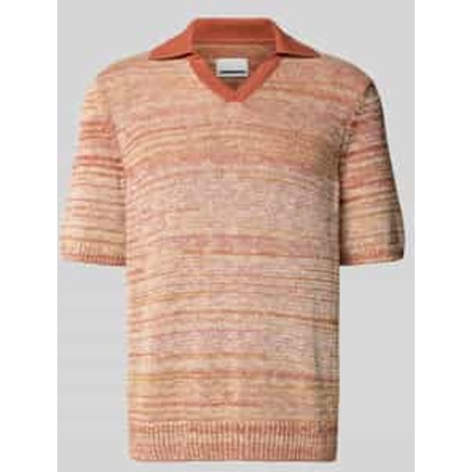 regular fit poloshirt van puur biologisch katoen model 'YARNMIX'