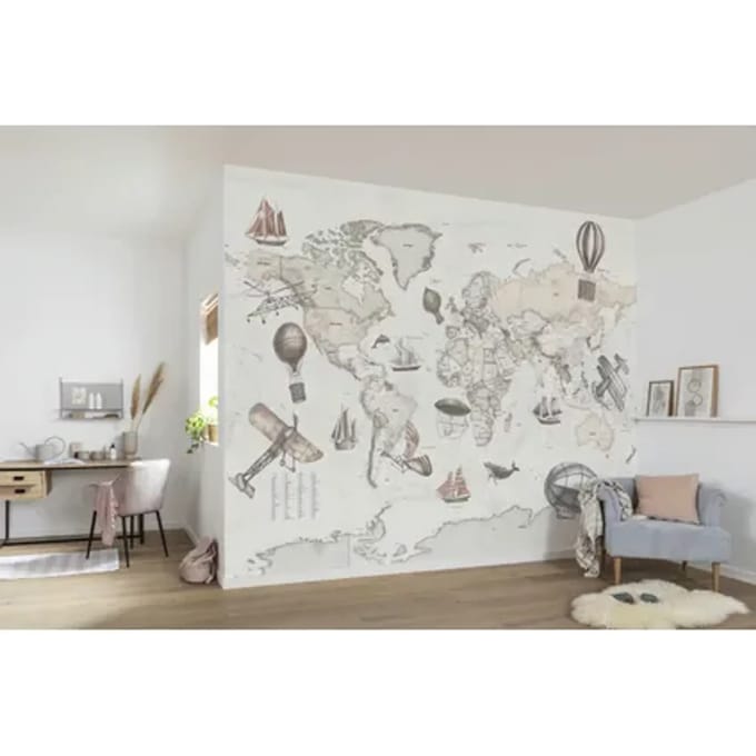 Komar Fotobehang Vagabond - Beige - 2,50m X 350cm