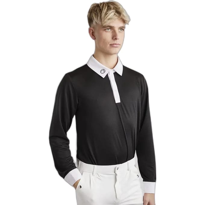 Paardrijpolo met lange mouwen Montar Will
