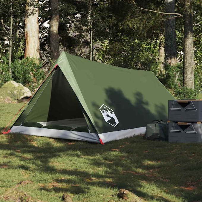 Vidaxl Tente de Camping, 2 Personnes, Olive, Imperméable