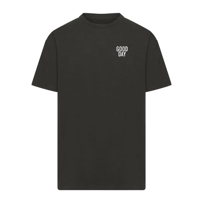 Mister Tee - Under The Palm Trees Heavy Oversize Heren Tshirt - L - Zwart
