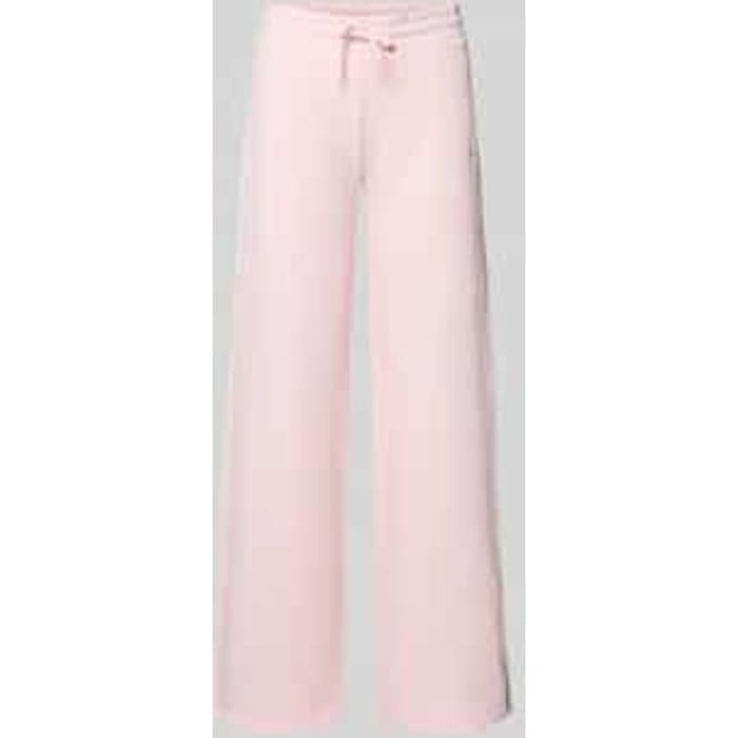 wide fit sweatpants van katoenmix