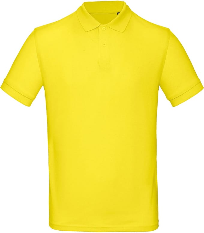 B&C Men's organic polo shirt CGPM430 - Solar Yellow - S