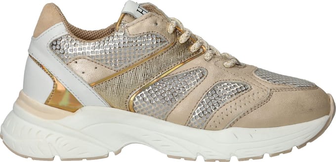 Hip H1255 Sneakers Meisjes - Leren Sneaker - Goud - Maat 33