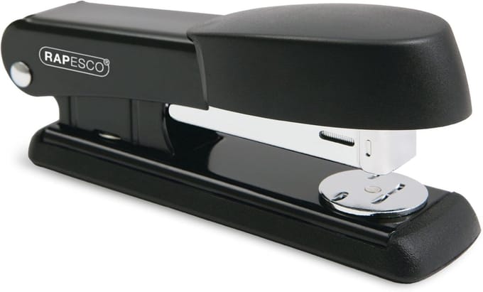 Half Strip Metalen Nietmachine met 25 Vel Capaciteit - Zwart