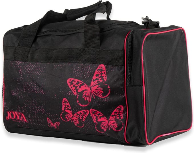 Joya Butterfly Sporttas - Kids - Zwart met roze