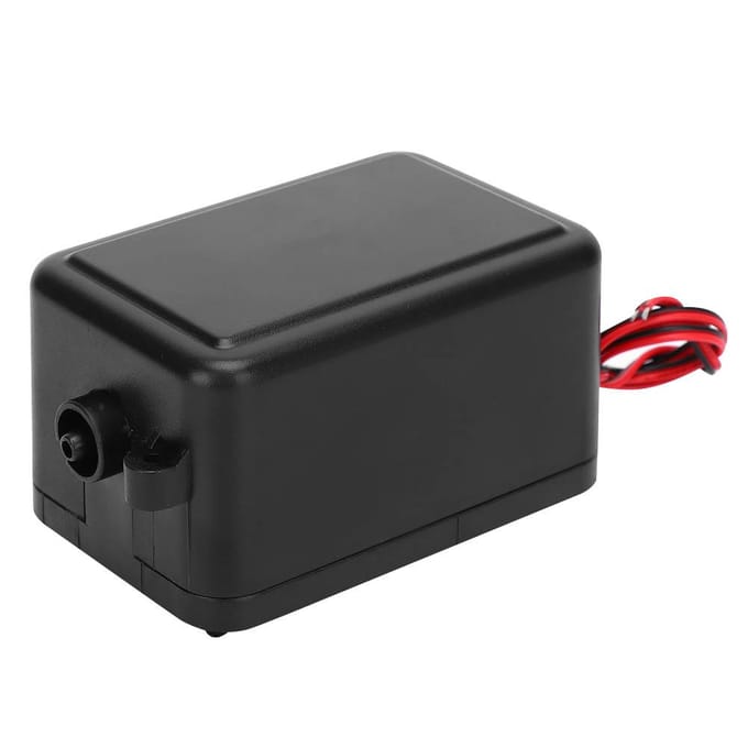 Pompe à air à haut débit ZYA980 4W Plastique d'ingénierie Mini gonfleur AC220V 50Hz(ZYA980‑15 ) gray