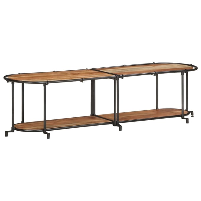 vidaXL - Tv-meubel - 160x42x40 - cm - massief - acaciahout