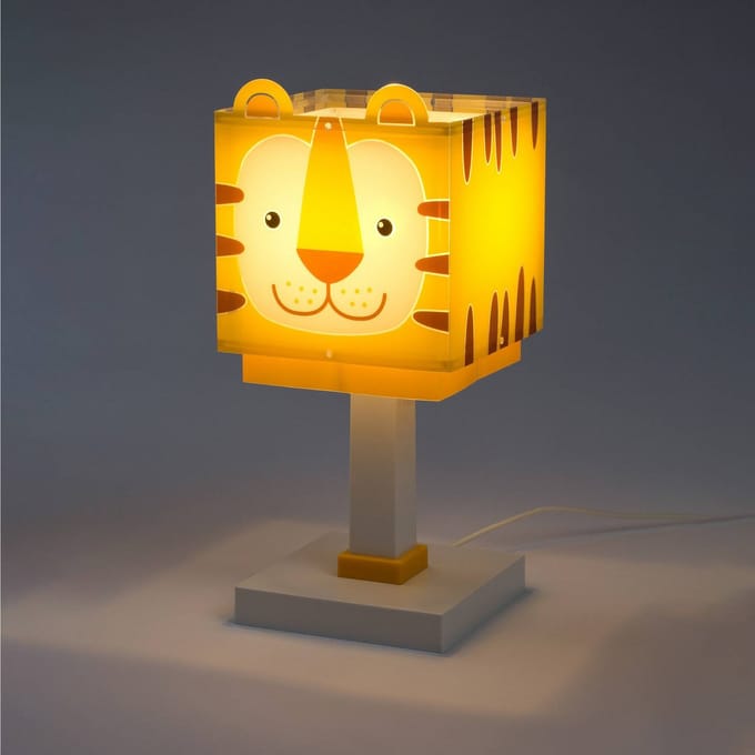 Dalber Kindertafellamp Little Tiger, G4, breedte 14 cm