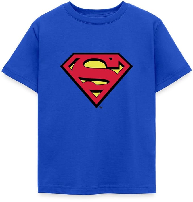 Superman S Schild Origineel Logo T-Shirt Kinderen