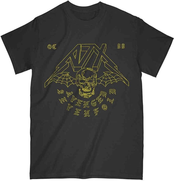 Avenged Sevenfold - Webbed Wings Heren T-shirt - M - Zwart