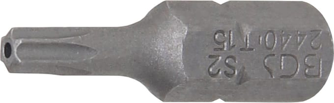 BGS Schroefbit Torx met boring T15