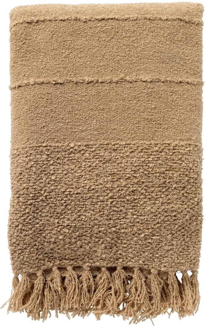 Dutch Decor - SENNA - plaid 140x180 cm - 100% gerecycled - Irish Cream - beige