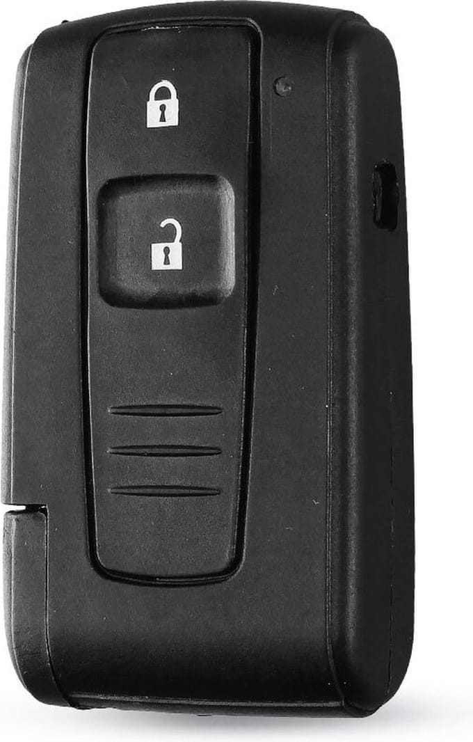 XEOD Autosleutelbehuizing - sleutelbehuizing auto - sleutel - Autosleutel / Geschikt voor: Toyota 2 Knops smart key