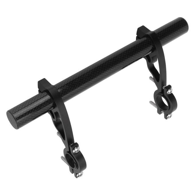 Support de Guidon de Vélo Multifonctionnel Tube en Carbone Extenseur de Guidon de Vélo Support d'Extension black