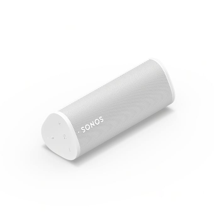 Sonos Roam 2 - Draagbare smart speaker - Wifi & Bluetooth - Waterdicht (IP67) - Tot 10 uur batterijduur - Wit