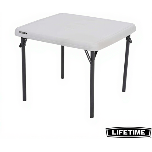 Lifetime Kinder Vierkante Opvouwtafel - 24 inch (61 cm), Amandel