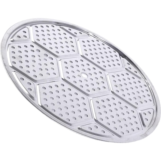 RVS Stoomrek Multifunctioneel Hoge Temperatuur Bestendig Veilig Rond Stoomrek voor Stomen white