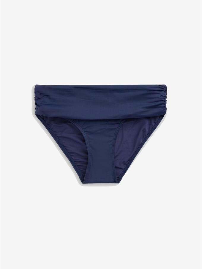 Next - Dames - Bikinibroekje met oproltaille - Blauw