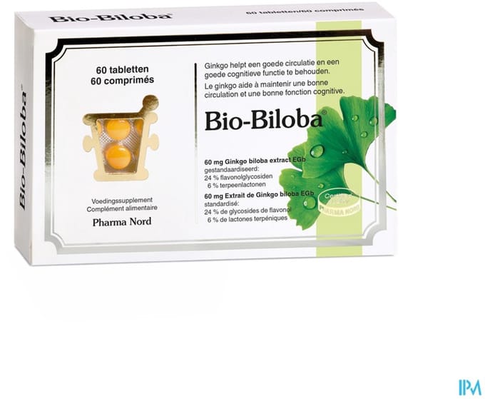 Pharma Nord - Bio-Biloba - 60 Tabletten - Voedingssupplementen