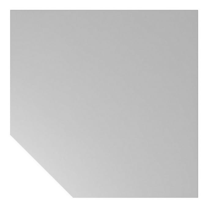 HT12 - trapeziumvormige plaat 120 x 120 Grijs
