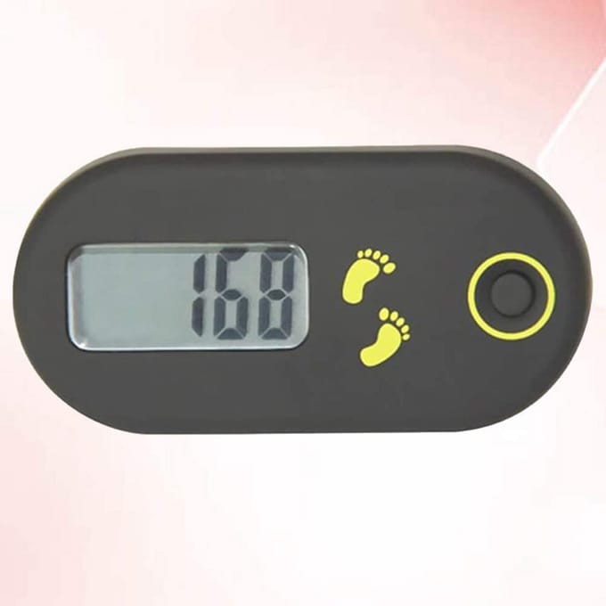 Draagbare Stappenteller - Mini Activiteit Tracker - Fitness Doelen - 3D Sensor Technologie - Groot Display - Zwart