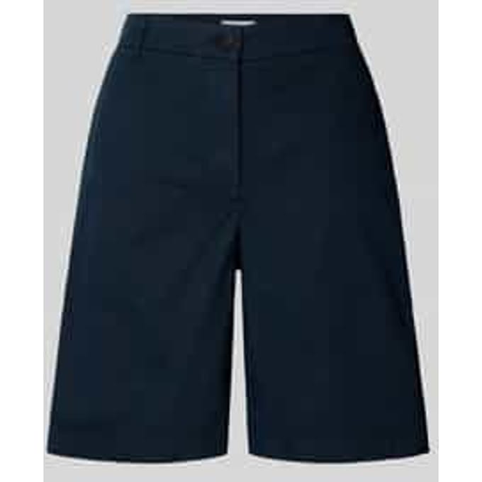 Relaxed fit korte chino van katoenmix