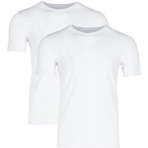 MEXX Set van 2 heren T-shirts (Ronde hals, wit, M)