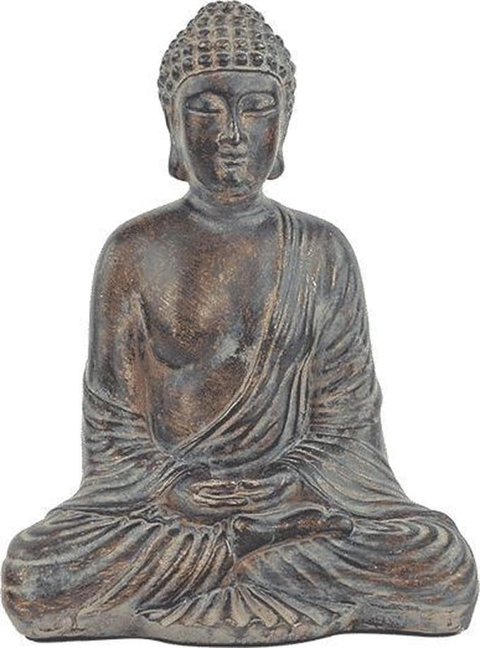 Boeddha Zittend - 16x10x20 - 580 - Polyresin