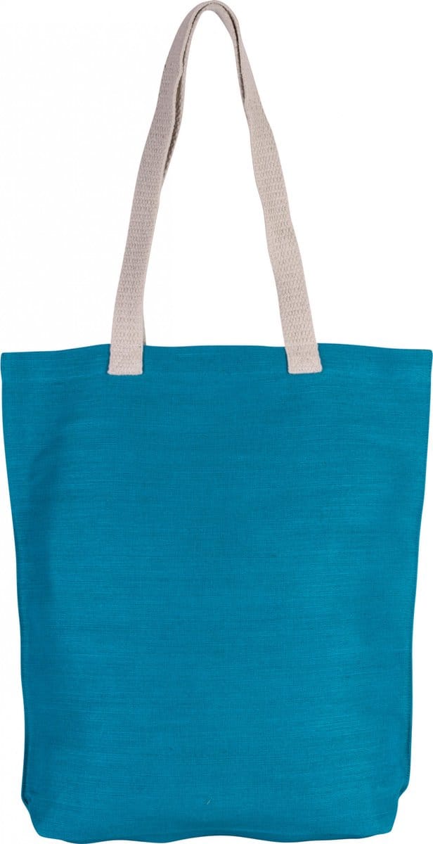 Tas Heren One Size Kimood Turquoise 70% Jute, 30% Katoen