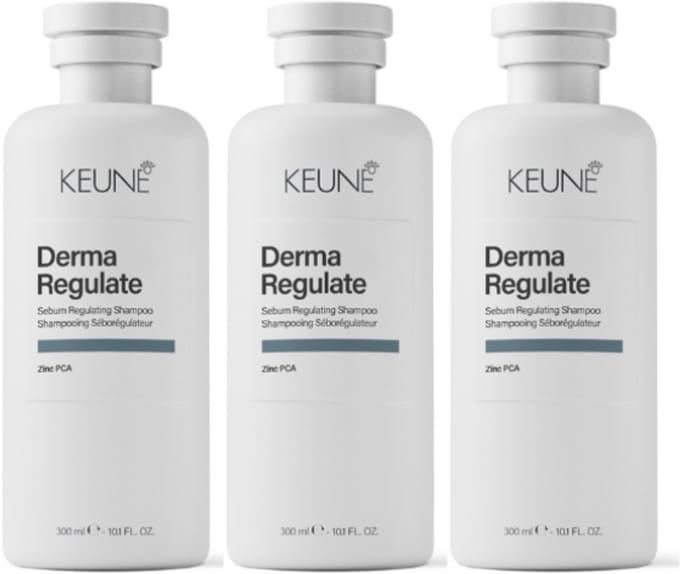 3 STUKS - Keune Care Derma Regulate Sebum Regulating Shampoo 300 ml