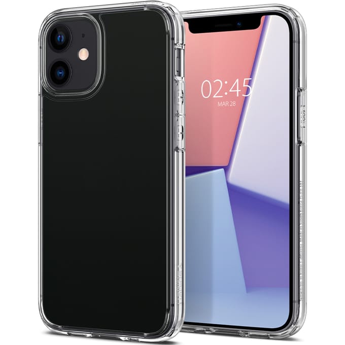 Spigen Ultra Hybrid Backcover voor de Apple iPhone 12 Mini - Transparant
