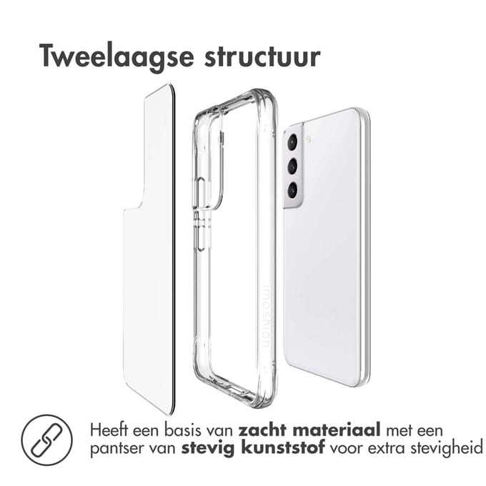 imoshion Hoesje - Geschikt voor Samsung Galaxy S22 Plus - Case - Transparant