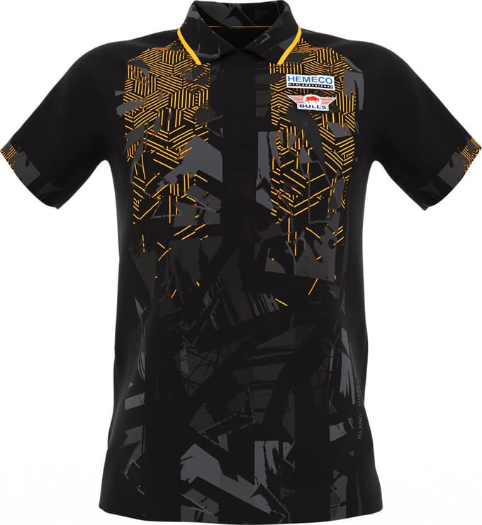 Bull's Martijn Kleermaker Matchshirt - Maat M - Zwart
