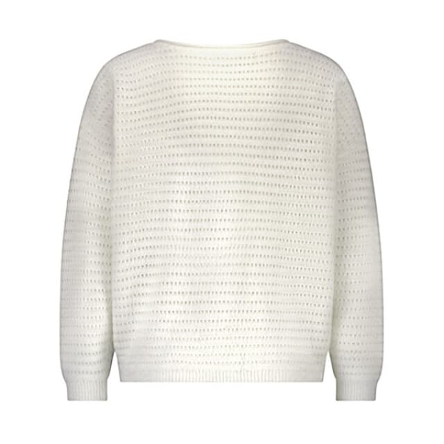 Red Button sweater SRB4651 Fluffy Ajour - Ecru