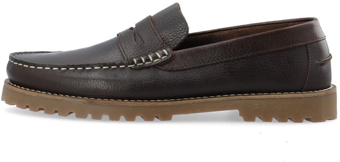 Bianco Leren loafers BIAGREG