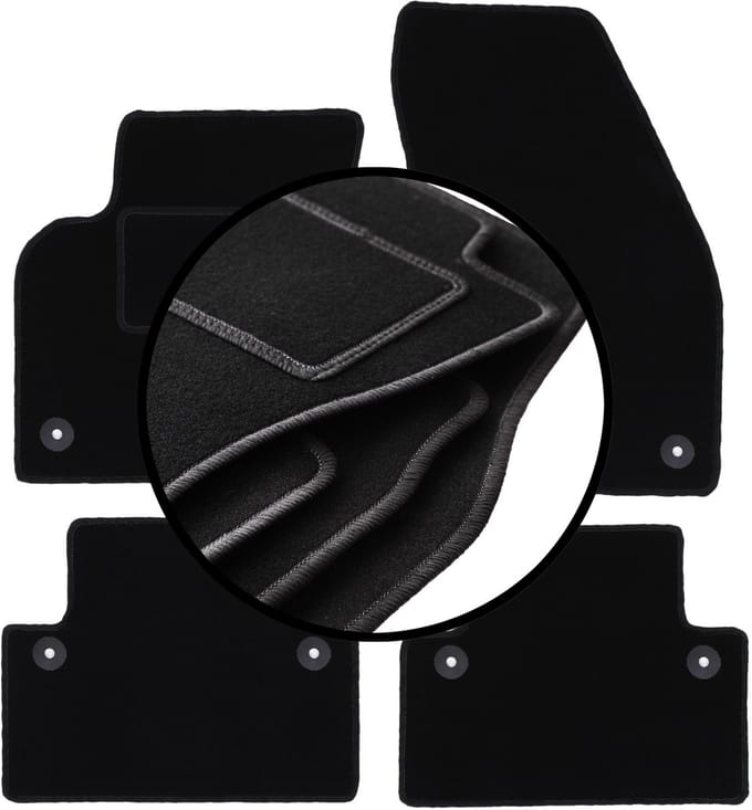 Complete set veloursmatten voor: Volvo S40 II sedan (2004-2012)