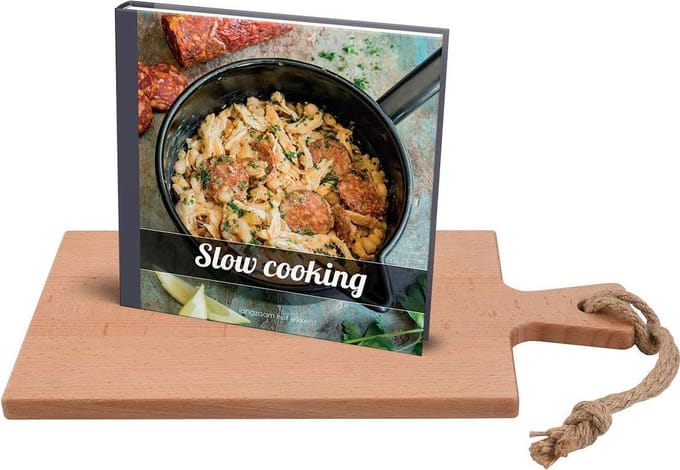 Bowls and Dishes | Set - Puur Hout Borrelplank - Tapasplank - Kaasplank - Hapjesplank - Serveerplank 38cm + Slow cooking