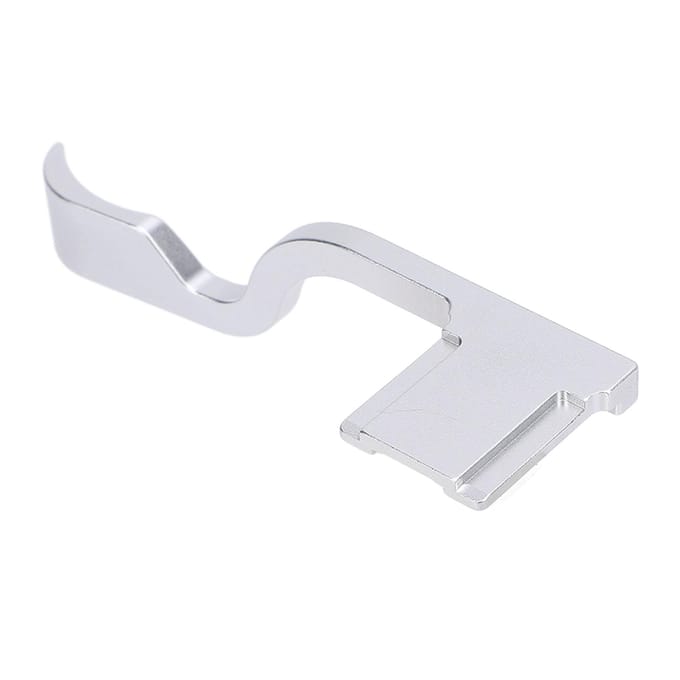 Duim Omhoog Grip Aluminiumlegering Handsteun Rust Hot Shoe Stofkap voor ZF ZFC Camera Grijs zwart