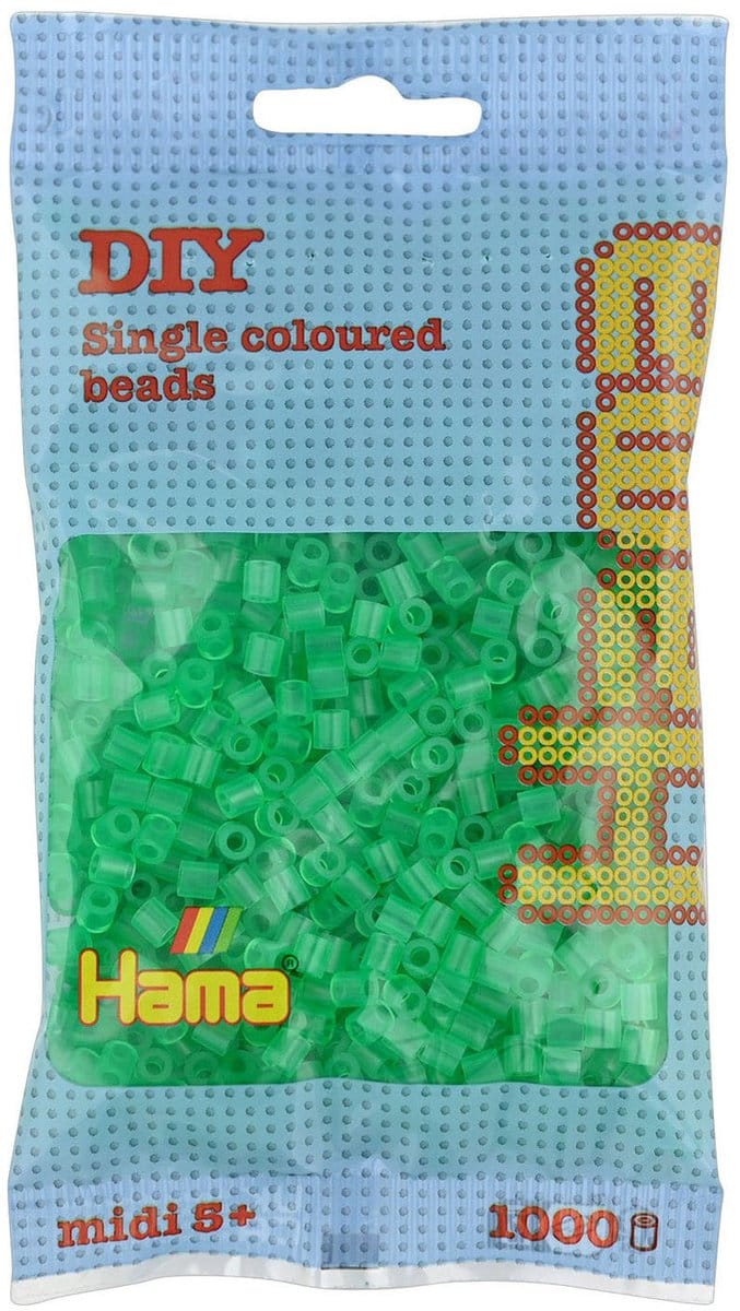 Hama Strijkkralen - Groen transparant (016) 1000 stuks.