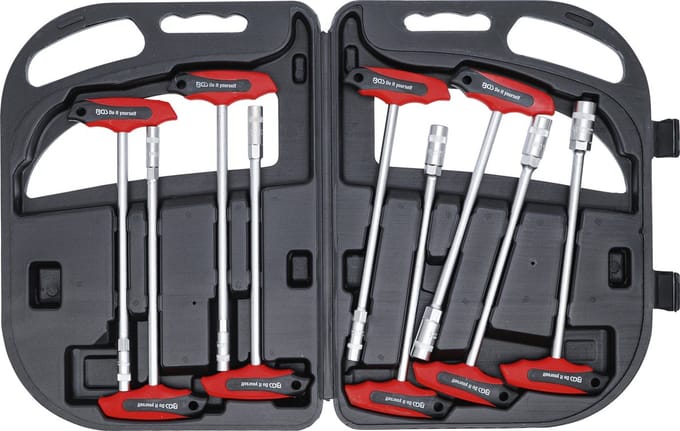 BGS Dopsleutelset met T-greep - 6 t/m 14 mm - 9 delig
