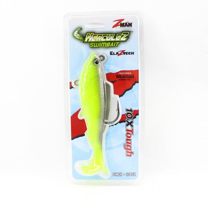 Zman Soft Lure Herculez Swimbait 5 Inch Sexy Mullet (8293)